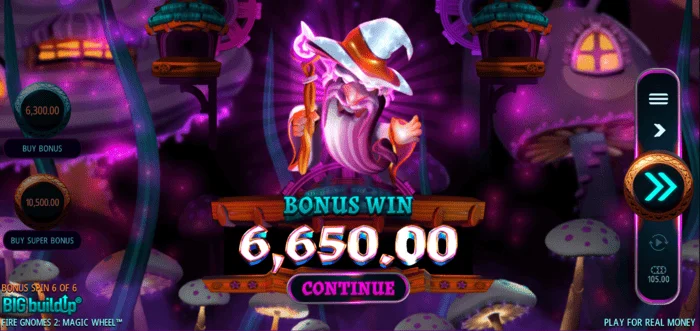 Fire Gnomes 2 Magic Wheel - vincita bonus