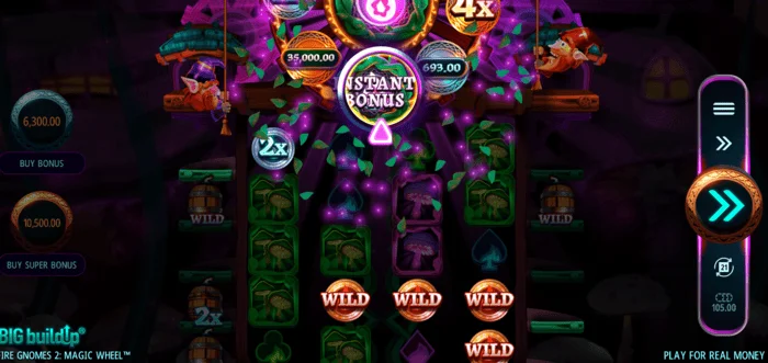 Fire Gnomes 2 Magic Wheel - ruota magica in azione