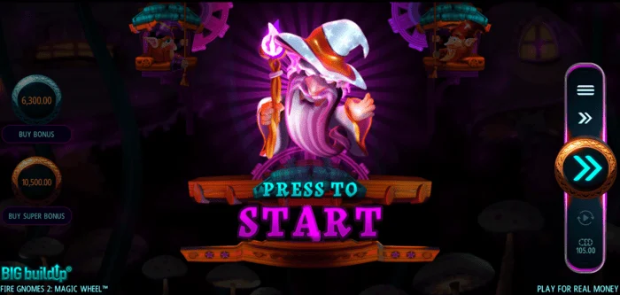 Fire Gnomes 2 Magic Wheel - avvio del gioco bonus