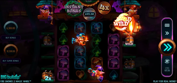 Fire Gnomes 2 Magic Wheel - tabella dei simboli
